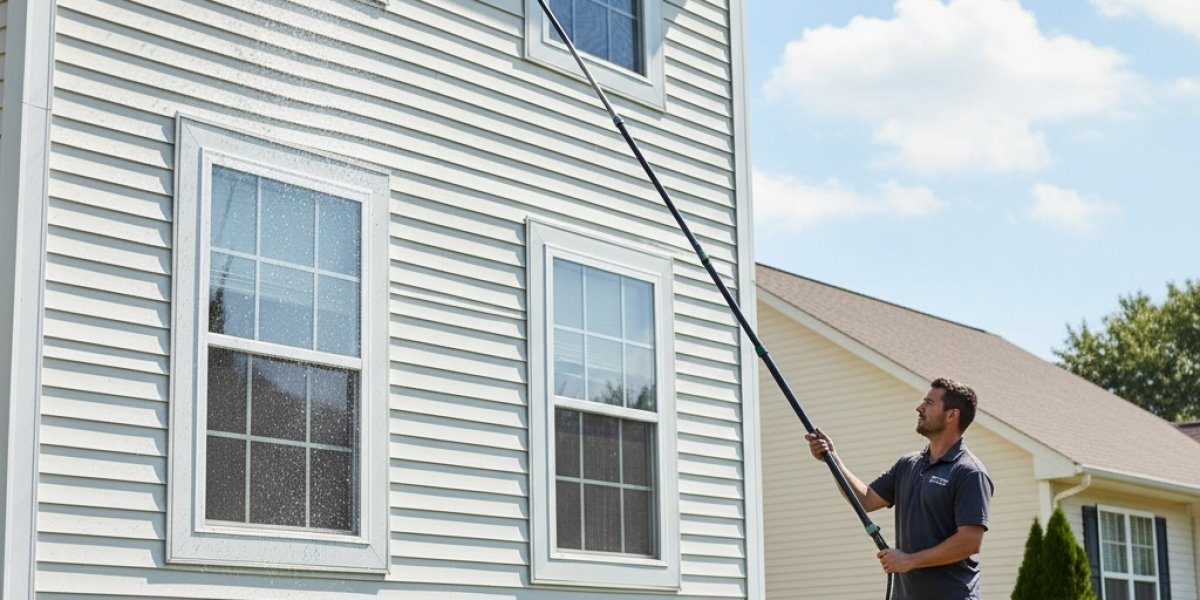 The Safest Way to Clean Second-Story Windows